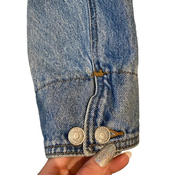Vintage 1980’s Levi’s denim jean jacket large EUC ranch wear, cowboy, trucker - Picture 6 of 14